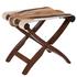 Giobagnara Arturo luggage rack, walnut-coloured frame with springbok leather - Picture1