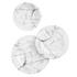 Mario Luca Giusti Moreschina melamine plates, white