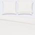 Christian Fischbacher Satin bed linen, pearly white - Picture1
