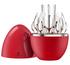 Christofle Mood Ruby 24-piece silverplated cutlery set in egg case