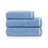 Yves Delorme Duetto terry towels, pastel blue with white border