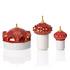 Lladró 1001 Lights scented candles, red
