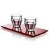 Baccarat Harcourt coffee set with red tray