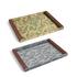 L'Objet Fortuny trays, rectangular