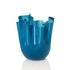 Venini Fazzoletti Opalino vases, dark blue - Picture1