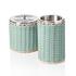 Pigment Menton wine cooler and ice bucket, leather & rattan