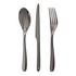 Christofle L'âme Noire cutlery, stainless steel, colour black