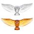 Lalique Barn Owl sculptures - Picture1