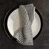 L'Objet Concorde table linen, black/ecru - Picture1