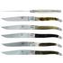 Forge de Laguiole Tafel-/Steakmesser Animalia, Hochglanz poliert, 6er-Set