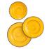 Mario Luca Giusti Saint-Tropez melamine plates, yellow - Picture1