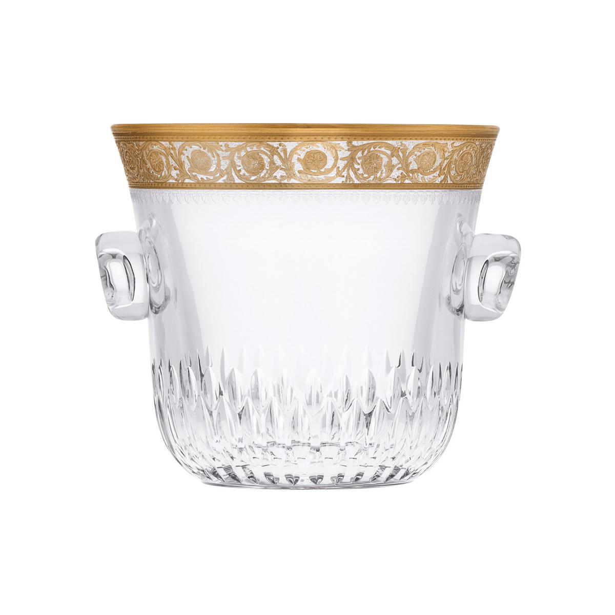 SaintLouis Thistle Gold ice bucket