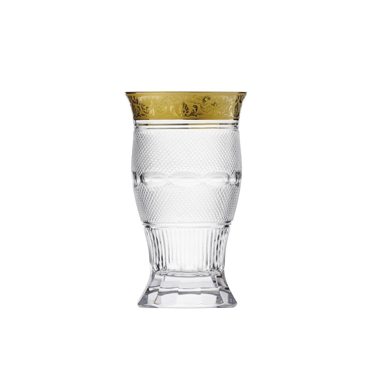 Moser Splendid Gold highball glass
