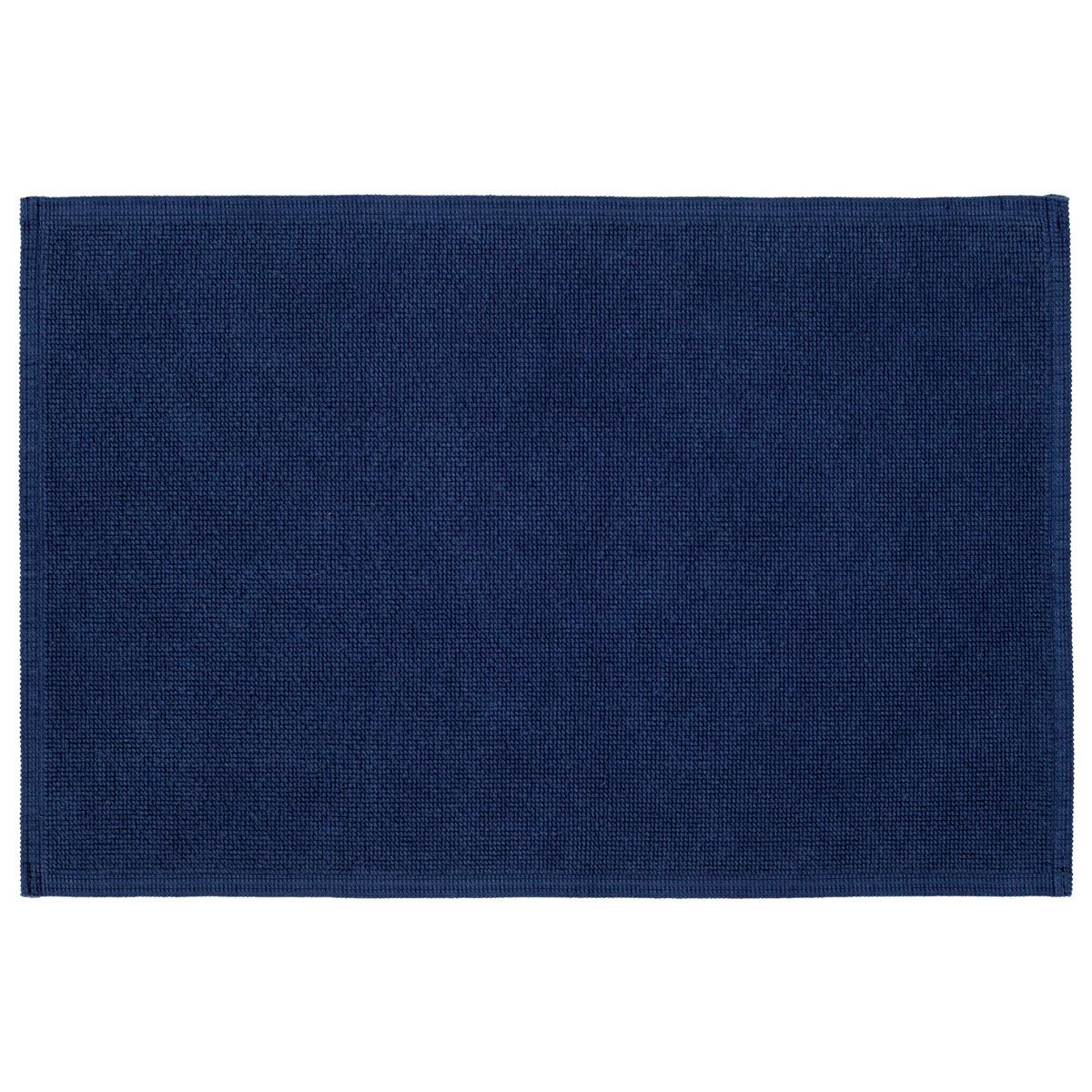 Rhomtuft Plain bath mat, 60 x 90 cm, cobalt blue artedona.