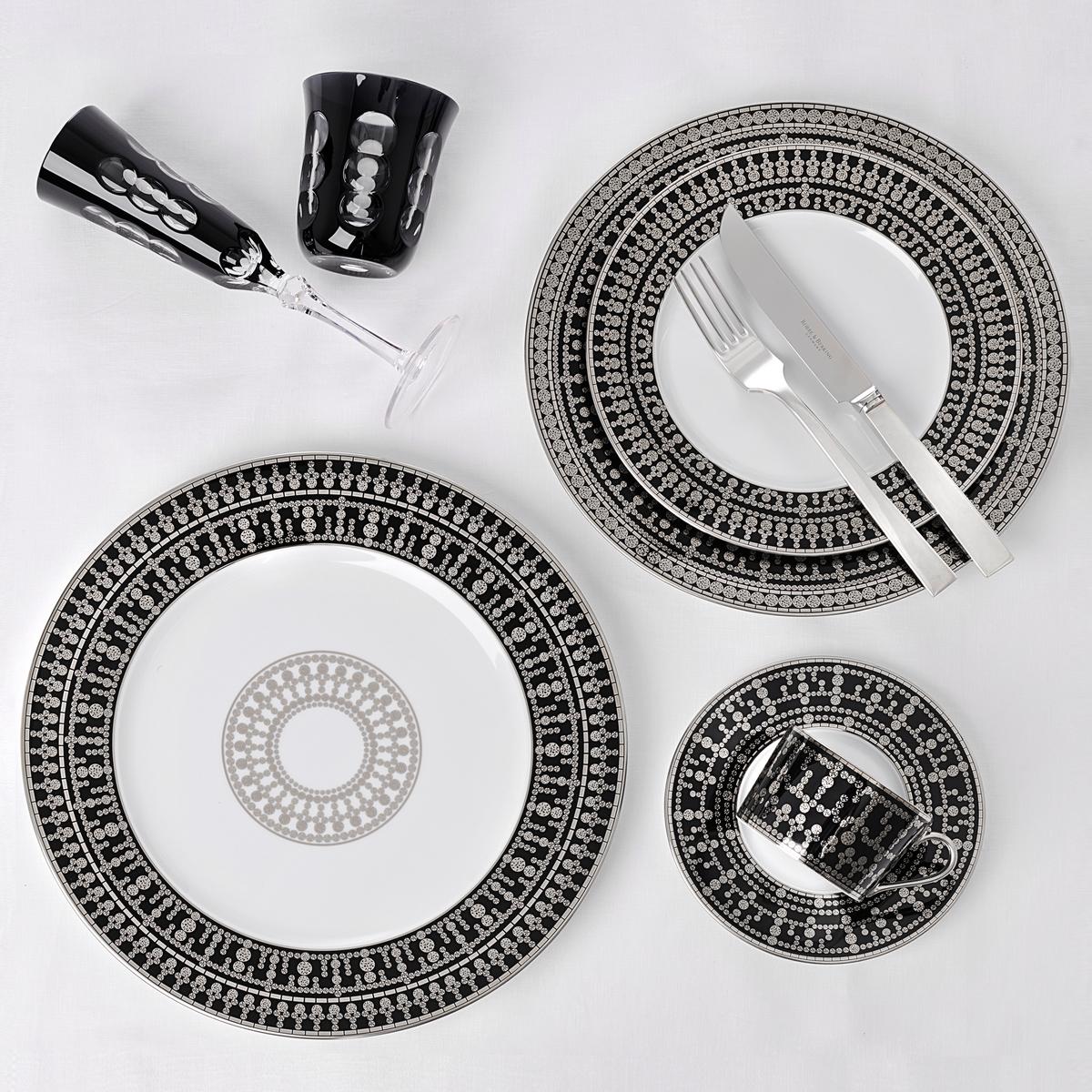 Haviland Tiara Black/Platinum Dinnerware artedona.