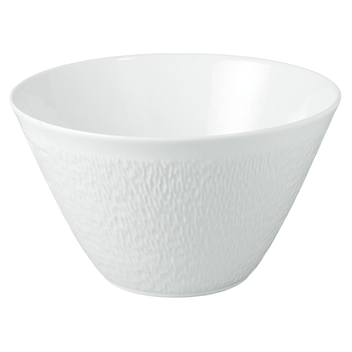 Raynaud Minéral White salad bowl, conical artedona.
