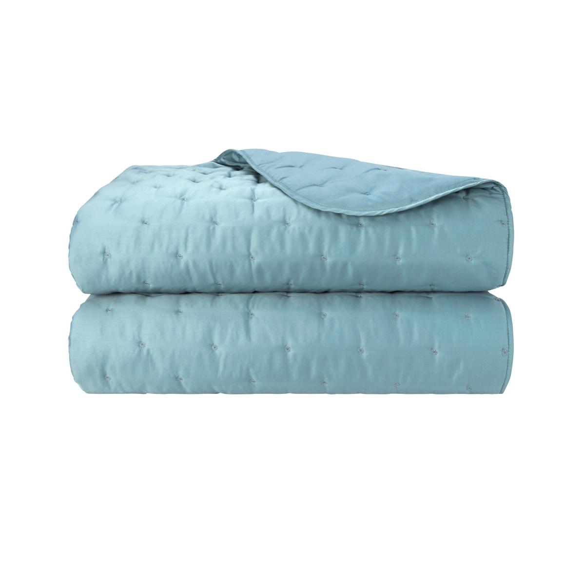Yves Delorme Triomphe bed throw, fjord, 180 x 240 cm artedona.