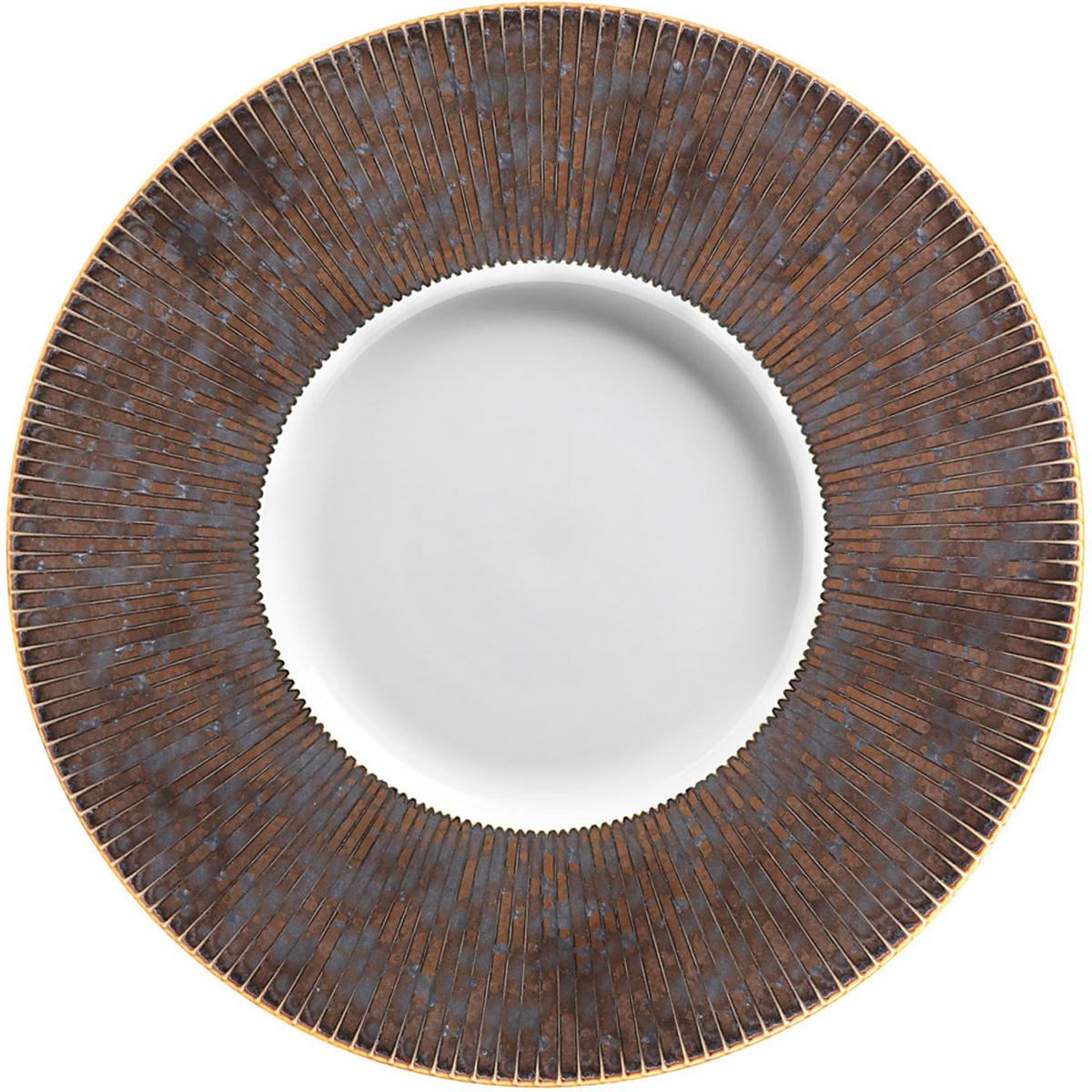 Jaune de Chrome Aguirre presentation plate, Bolero shape artedona.