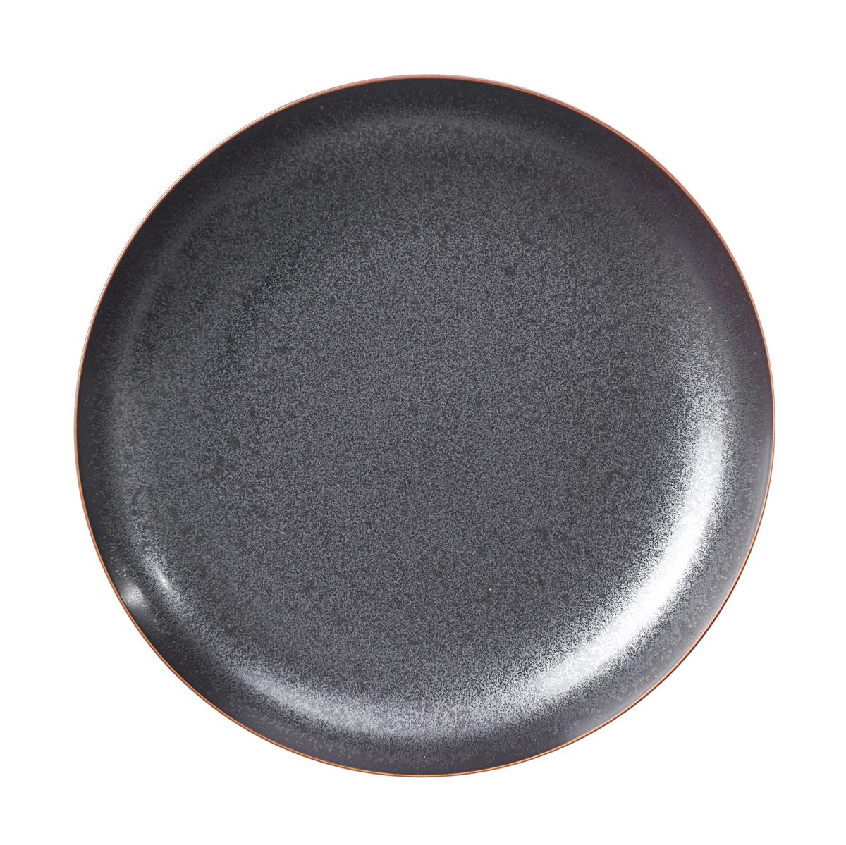 Jaune de Chrome Bora Bora dinner plate artedona.