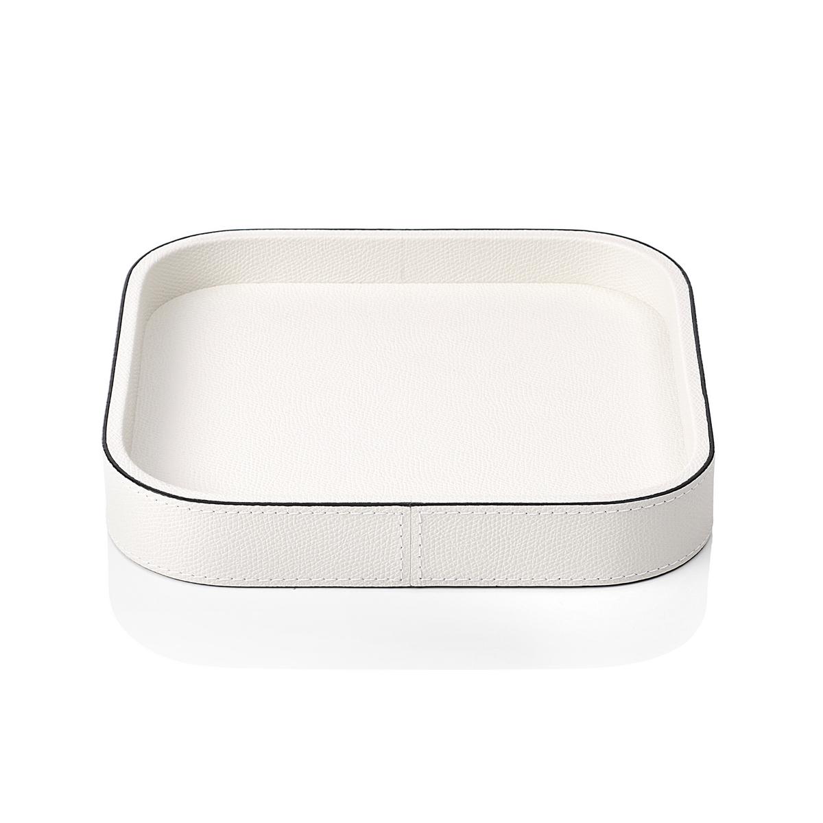 Giobagnara Polo square tray, 20 x 20 cm, off white | artedona.