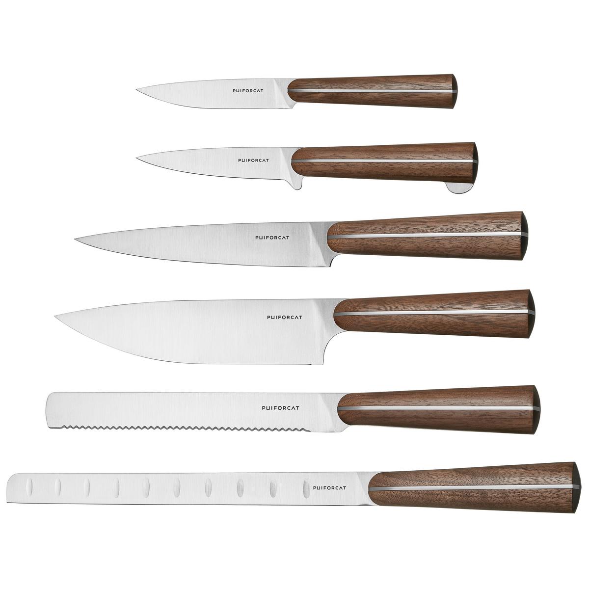 Puiforcat Couteaux d'Orfèvre food preparation knives | artedona.