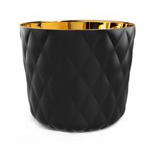 Sieger by Fürstenberg Champagnerkühler Cushion, schwarz mattsatiniert