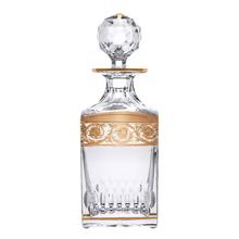 Saint-Louis Karaffe Thistle Gold, eckig