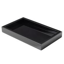 Arcahorn Iris lacquered tray, black
