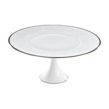 Raynaud Italian Renaissance White with platinum rim petits fours stand, medium