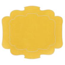 La Gallina Matta Parentesi placemat, yellow/white