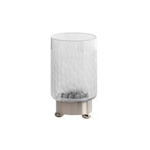 Cristal et Bronze Zahnputzbecher Nid d'Abeilles, Chrom