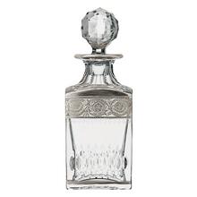 Saint-Louis Karaffe Thistle Platin, eckig