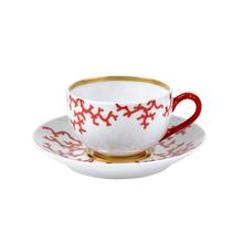 Raynaud Cristobal Koralle Teetasse mit Unterteller