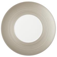 J.L Coquet Hémisphère Grey Metallic presentation plate