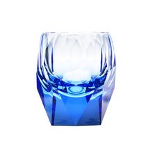 Moser Cubism tumbler, aquamarine