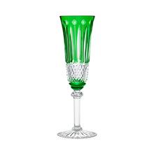 Saint-Louis Tommy Champagne flute, green