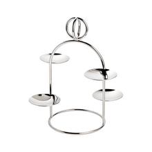 Ercuis Latitude macaron stand, 4 small dishes