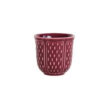 Gien Petits Choux espresso goblet, bordeaux