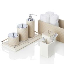 Riviere Badaccessoires Vanity, Chrom/elfenbein