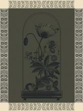 Le Jacquard Francais Geschirrtuch Curiosités Florales, grün