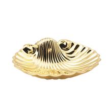 Cristal et Bronze Shell soap dish, gold