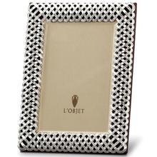 L'Objet Bilderrahmen Braid, platin, Fotomaß 20 x 25 cm
