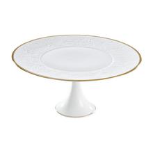 Raynaud Italian Renaissance White with gold rim petits fours stand, medium