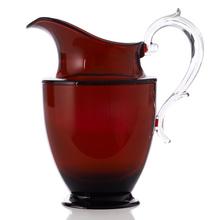 Mario Luca Giusti Federica acrylic jug, red