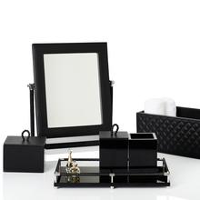 Riviere Badaccessoires Vanity, Chrom/schwarz