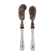 Greggio Carlotta caviar horn spoon & spreader