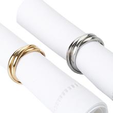 L'Objet Serviettenringe Three-Ring, 4er-Set