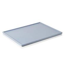 Giobagnara Arcobaleno rectangular tray, 44,5 x 35 cm, lilac-grey