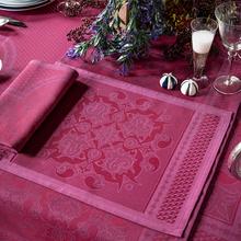 Le Jacquard Francais Palais Venitien table linen, purpur