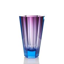 Moser Purity vase, small, aquamarine/rose